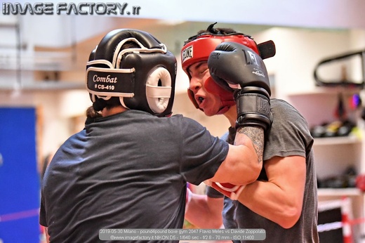 2019-05-30 Milano - pound4pound boxe gym 2047 Flavio Meles vs Davide Zoppolato